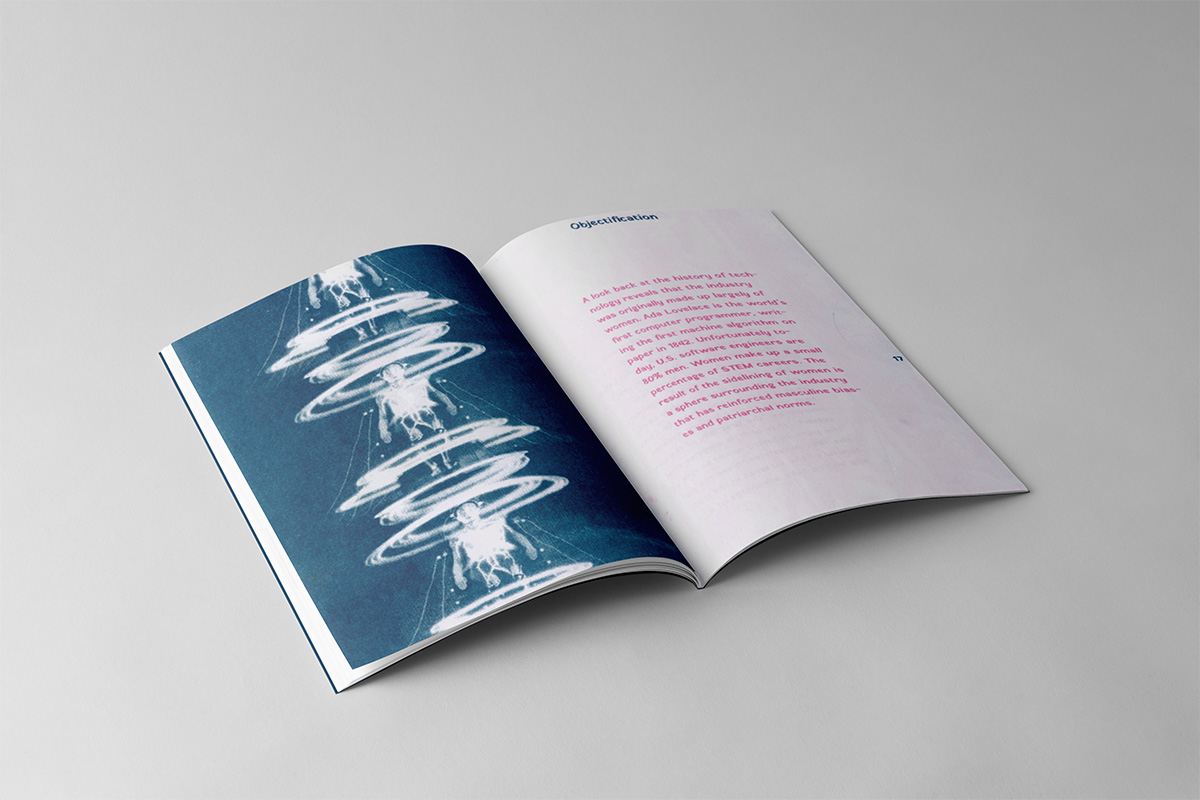 Object(ified) zine open page mockup