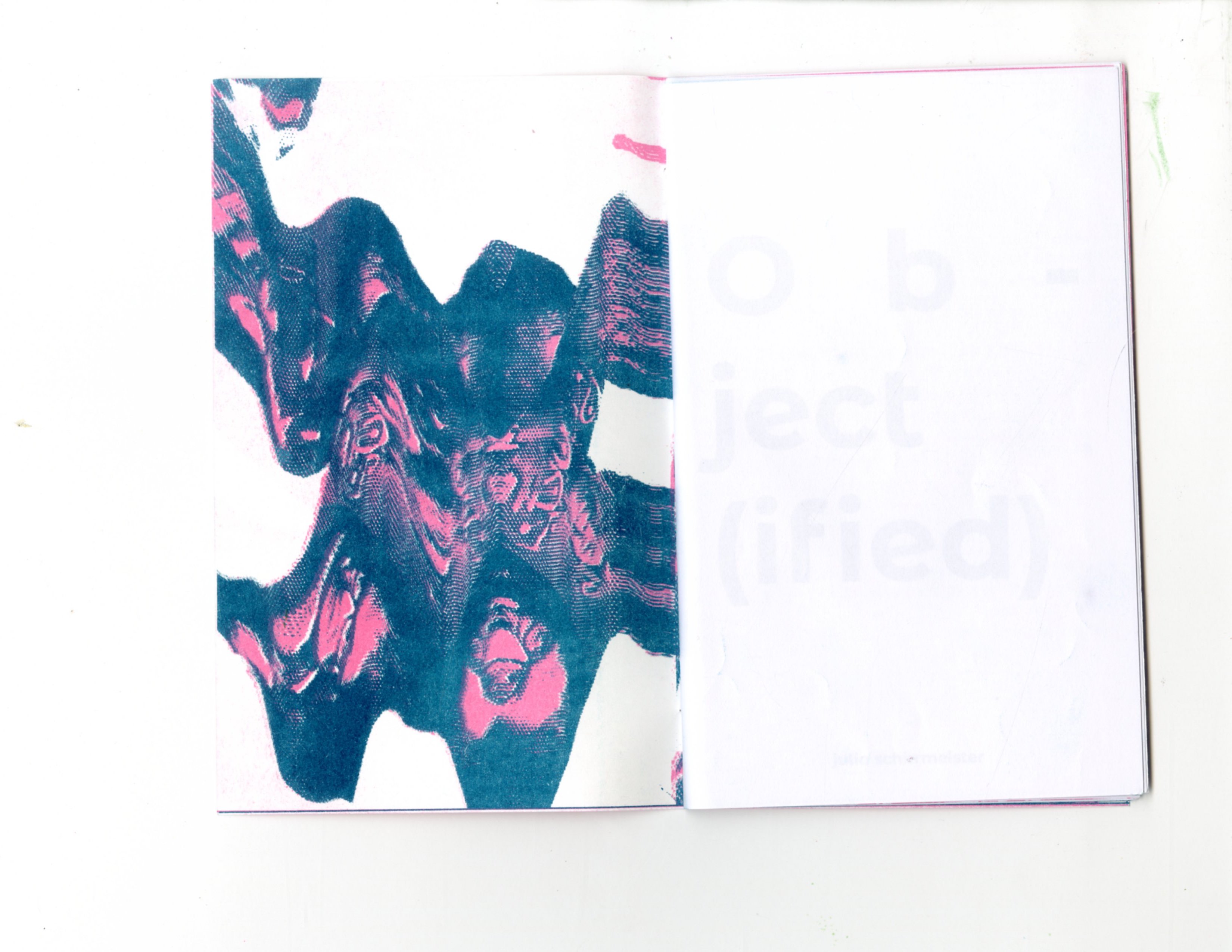 Object(ified) zine spread 02