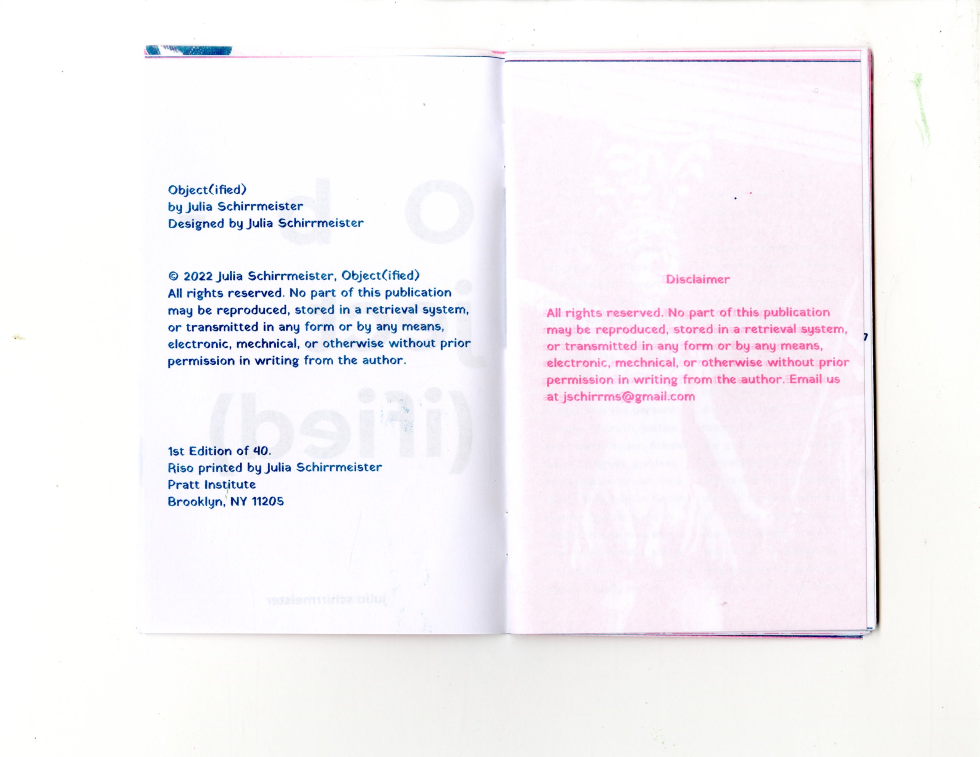 Object(ified) zine spread 04