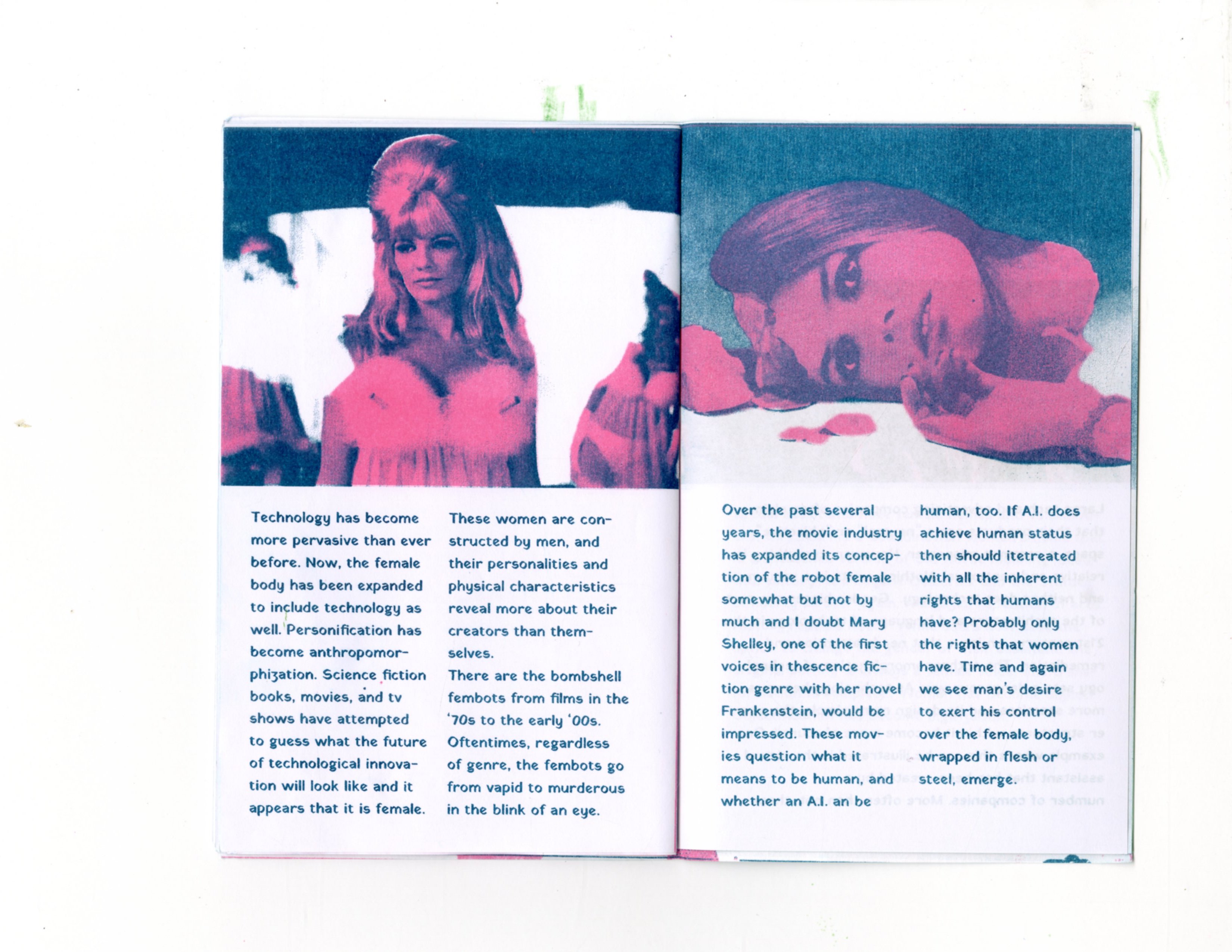 Object(ified) zine spread 11