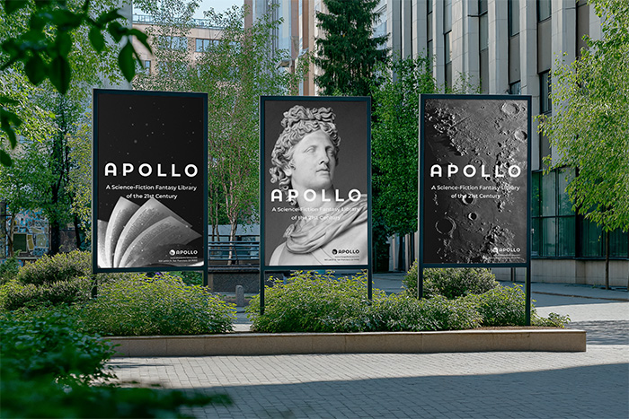 Apollo city posters mockup
