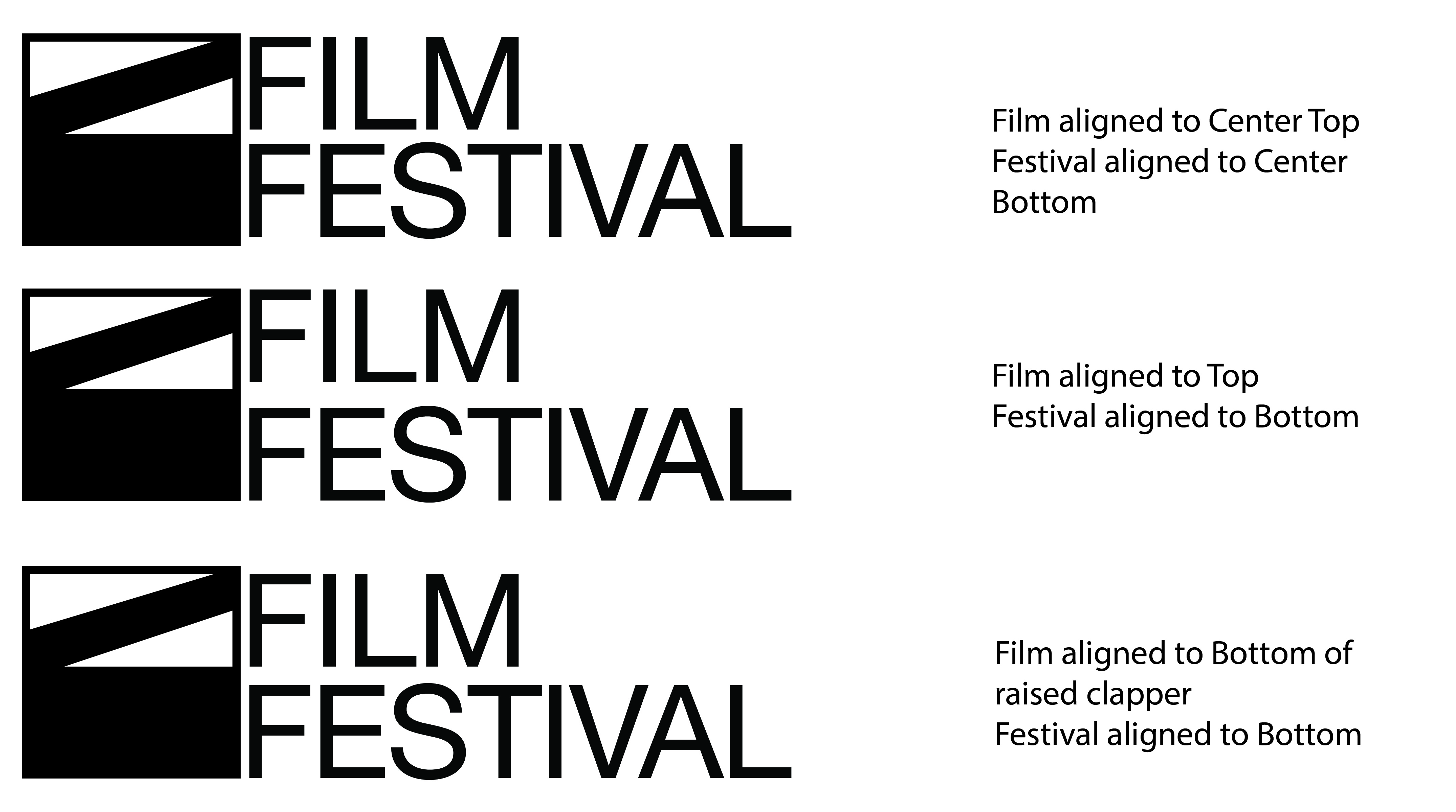 SVA Film full logo system and variants