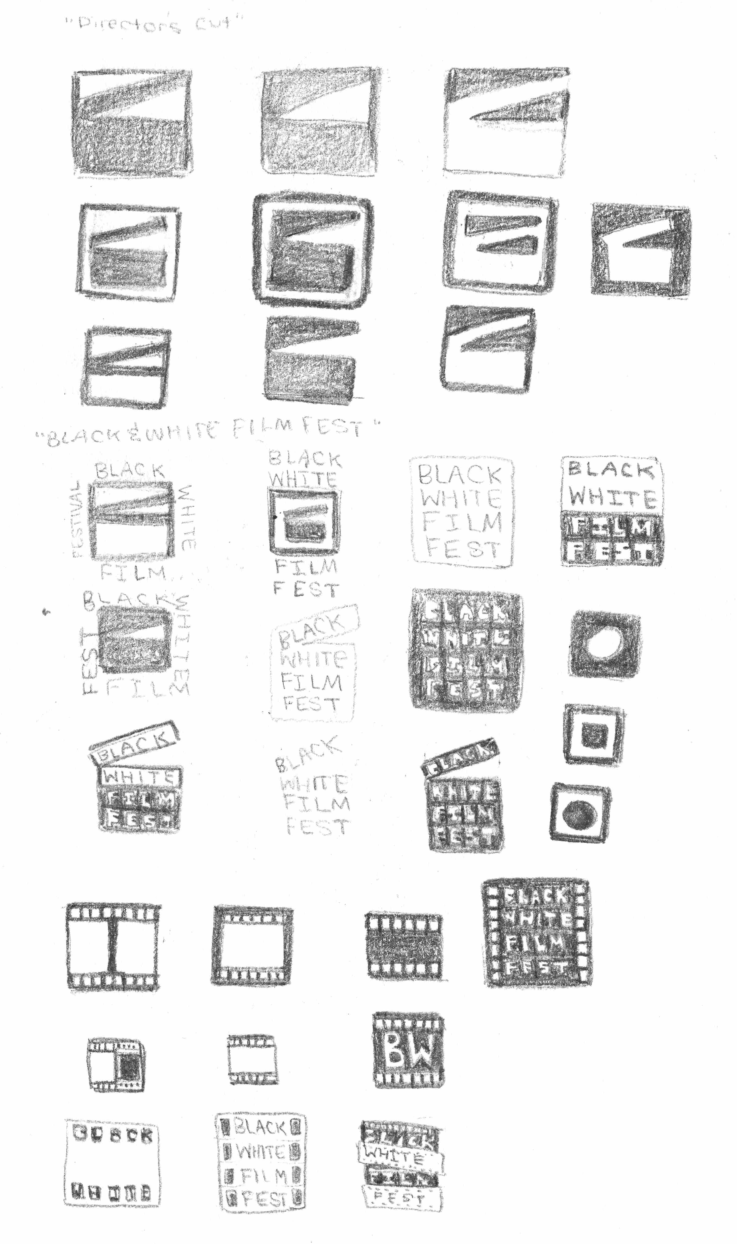 SVA Film logo sketch iteration I