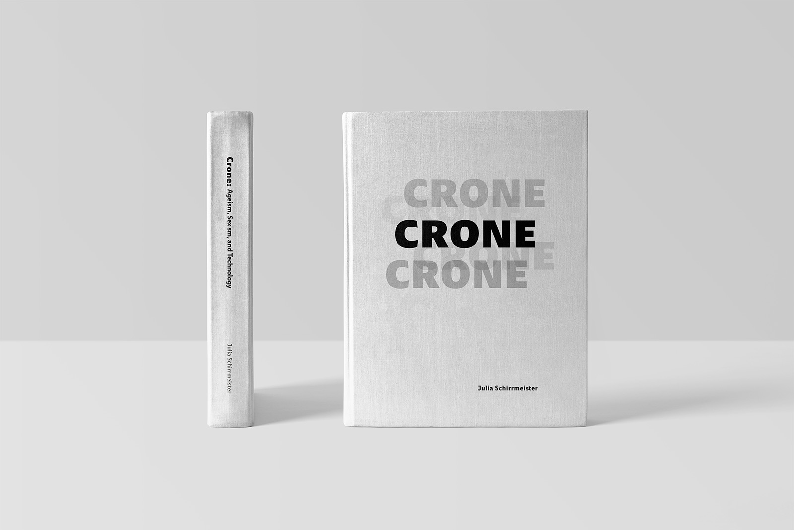 Thesis book cover mockup